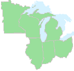 EPA Region V map