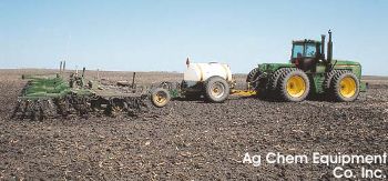 Tractor-Sprayer-Field Cultivator Combo