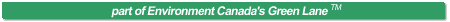 Part of Environment Canada's Green Lane