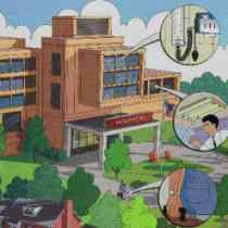 Diagram of Mercury in a Hospital