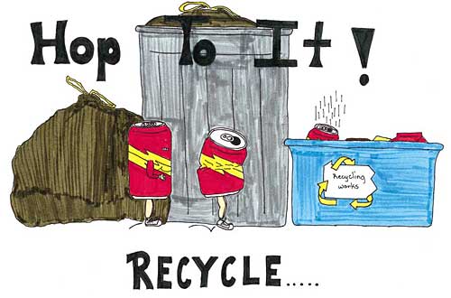 Hop To It! Recycle...