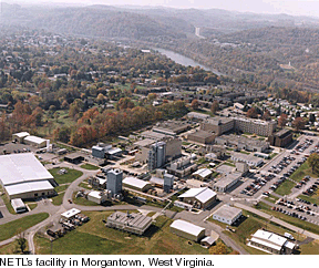 NETL's facility in Morgantown, West Virginia.