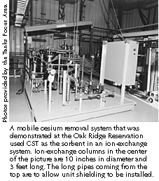 cesium removal system