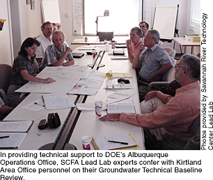 lead lab experts at Kirkland Air Force Base