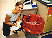 Intern and infectious waste bag