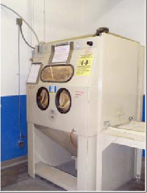 Picture of Glove Box Plastic Media Blaster