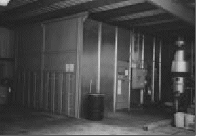Picture of Plastic Media Blast Booth